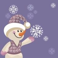 Snowman color 12