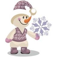 Snowman color 10