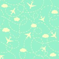 Airplanes background