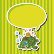 animal turtle cartoon theme elements N2