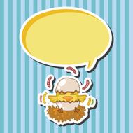 animal chicken cartoon theme elements N6