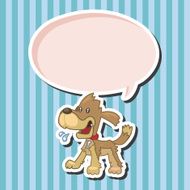 animal dog cartoon theme elements N22