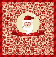 Invitation card of christmas N4