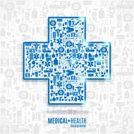 Medical and health vector illustration N3