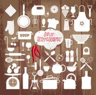 Kitchen set icons N5