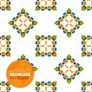 Vector colorful seamless geometric pattern Modern stylish abstract texture N3
