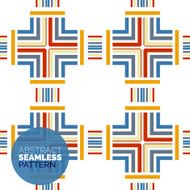 Vector colorful seamless geometric pattern Modern stylish abstract texture N6