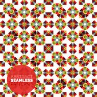 Vector colorful seamless geometric pattern Modern stylish abstract texture N9