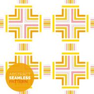 Vector colorful seamless geometric pattern Modern stylish abstract texture N13