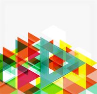 Abstract geometric background Modern overlapping triangles N125