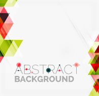 Abstract geometric background Modern overlapping triangles N126