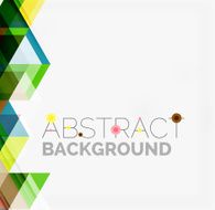 Abstract geometric background Modern overlapping triangles N127