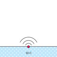 Wifi icon Wireless wi-fi network sign N5