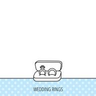 Wedding rings icon Jewelry with diamond sign N8