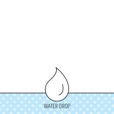 Water drop icon Liquid sign N8