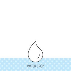 Water drop icon Liquid sign N9