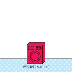 Washing machine icon Washer sign N3