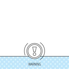Warning icon Dashboard sign N3