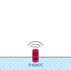 Remote control icon TV channels sign N11