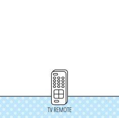 Remote control icon TV channels sign N12