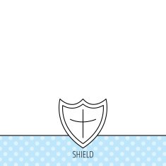 Shield icon Protection sign N5