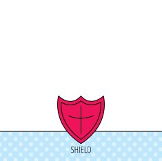 Shield icon Protection sign N6
