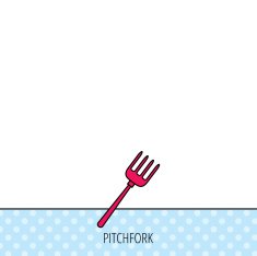 Pitchfork icon Agriculture sign N4