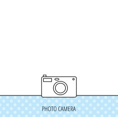 Photo camera icon Photographer equipment sign N3
