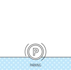 Parking icon Dashboard sign N4