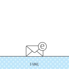 Envelope mail icon Email message sign N19