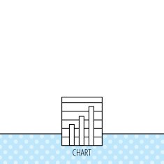 Chart icon Graph diagram sign N15