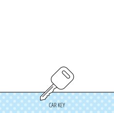 Car key icon Transportat lock sign N3