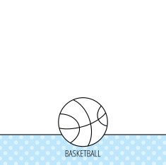 Basketball icon Sport ball sign N3
