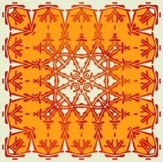 Abstract bright ornamental background in east style