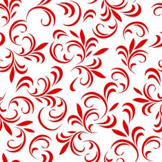 Abstract floral seamless pattern with thin leaves 12 N2