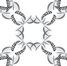 Repeating Gray Seashell Pattern