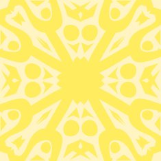 Yellow Decorative Tile Pattern
