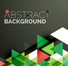 Abstract geometric background Modern overlapping triangles N18
