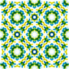 Seamless vector geometric abstract pattern Creative round shapes made of N13