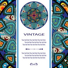 invitation mandala card N16