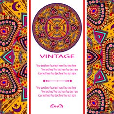 invitation mandala card N17