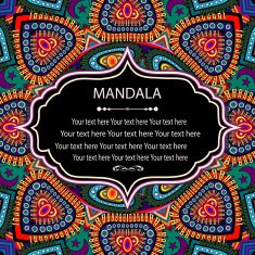 invitation mandala card N18