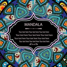invitation mandala card N19