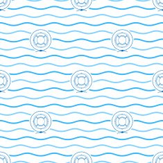 Lifebuoy Seamless Pattern