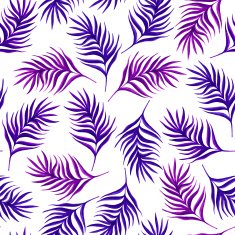 Floral seamless pattern with purple leaves and branches N2