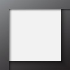 Paper square banner