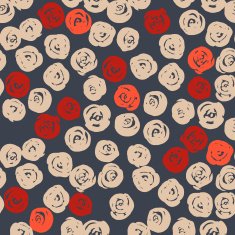 floral background with roses seamless vector illustration for your design N2