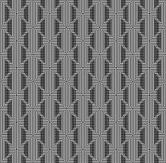 Black and white geometric seamless pattern N128