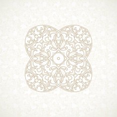 Vector vintage pattern in Eastern style N13
