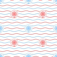 Compass Rose Seamless Pattern